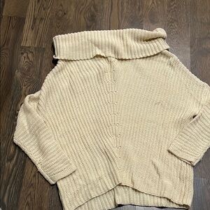 Cozy Beige Turtleneck Sweater